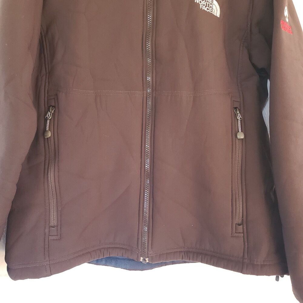 The North Face Summit Series Polartec Brown Teal Soft Shell Jacket Women’s Sz LG - Picture 3 of 16